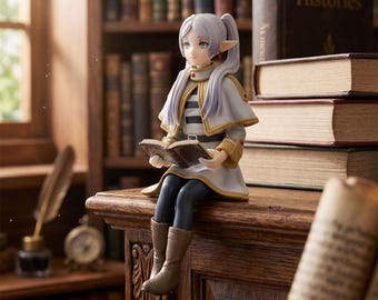 Gooyeh Frieren : Beyond Journey's End Figurine Anime Dessin animé Chrakter Froid Modèle Statue Sculpture Bureau × Decorate Collections Objet de collection fait main 16 cm Gooyeh Frieren : Beyond Journey's End Figurine Anime Dessin animé Chrakter Froid Modèle Statue Sculpture Bureau × Decorate Collections Objet de collection fait main 16 cm