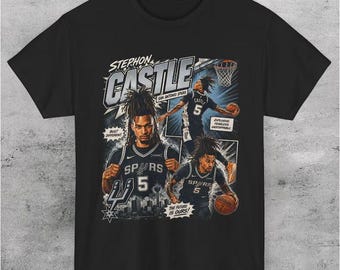 90s Vintage STEPHON CASTLE SPURS Unisex T Shirt