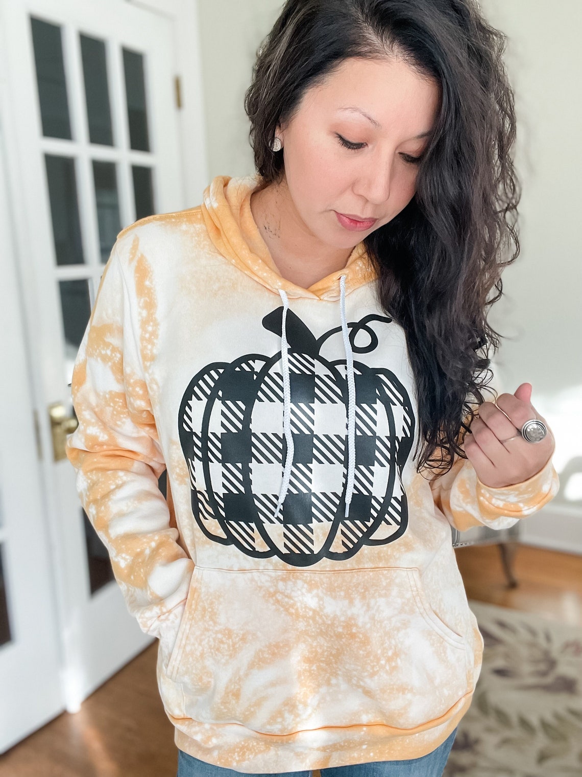 fall bleached sweatshirt
