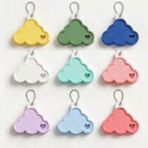 Cloud Can Opener STL(3MF) | Heart Nail Saver Keychain | Soda Can Tab Opener 3D Print File | Easy Open Tool | Instant Digital Download