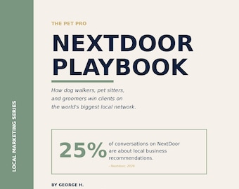 Nextdoor Marketing Playbook for Pet Pros