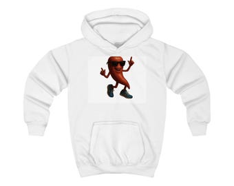 Chillin Chili Kids Hoodie | Brainrot Meme Shirt Grappig Viraal Internet Humor Cadeau