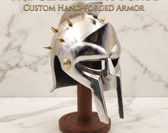 Miniatur Spartan Helm Replik, polierte metallische Dekoration