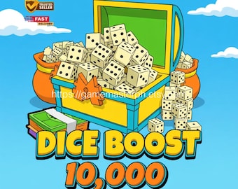 Monopoly Dice Boost 10,000 Dice - Fast Delivery