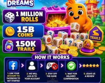 Dice Dreams 1 Million Rolls - Fast Delivery