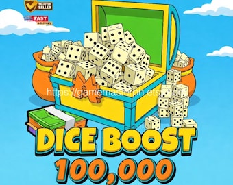 Monopoly Dice Boost 100 000 dés - Livraison rapide