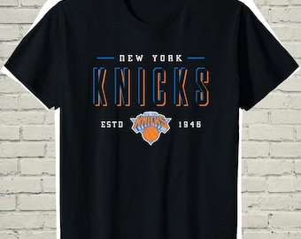 New York Knicks Basketball Shirt, Minimalist Negative Space Tee, Birthday Gift For Him