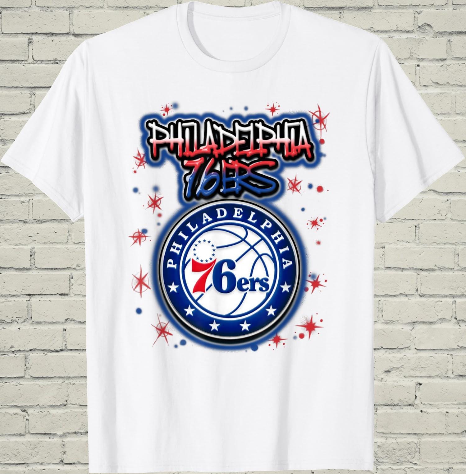 NBA 76ers SIXERSシャツ hiphop B系 B-BOY 00s 76ers Hip Hop