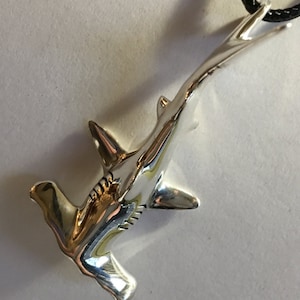 Medium HAMMERHEAD SHARK Pendant,  hammerhead shark jewelry, shark necklace, Hawaiian jewelry, On Sale, Free shipping in America