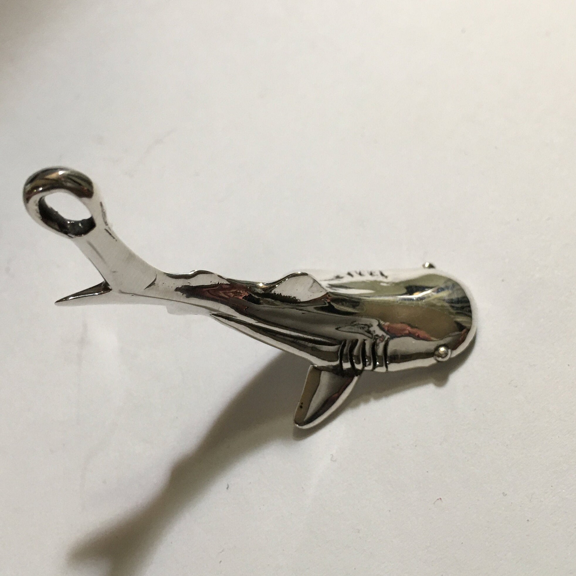 Pendentif Requin (Walhai) En Argent 925 - Modèle Argenté - Myringshop - Neuf Sans Emballage