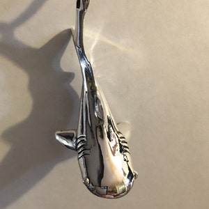 Medium Whale SHARK PENDANT Shark Necklace, shark necklace, hawaiian jewelry, requin, free shipping in USA, shark jewelry