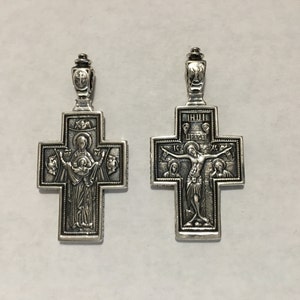 G.O. CROSS PENDANT crosses, cross necklace, Christian, Greek Orthodox, Jesus, Easter, Free shipping in America. Ships immediately.