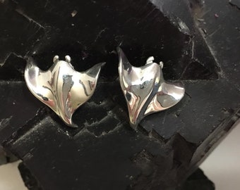 Post MANTA RAY Ear  Rings, rays, manta ray jewelry,