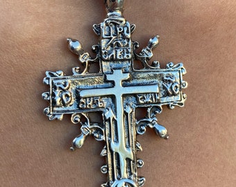 LARGE RUSSIAN CROSS free shipping in America, ships immediately, solders  cross, Christian, Coptic cross, Russian orthodox cross, on sale