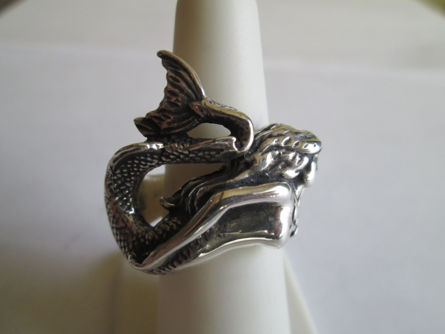 Large MERMAID RING Siren Ring Mermaid Jewelry Mermaids Etsy