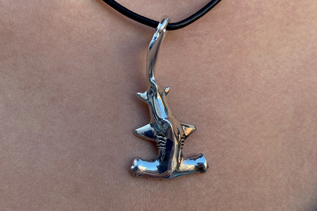 SMALL HAMMERHEAD SHARK Pendant Gifts for Her Shark Jewelry - Etsy