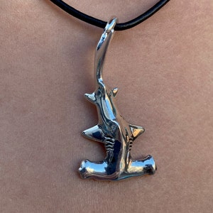 SMALL HAMMERHEAD SHARK Pendant, Free shipping in America, ships immediately gifts for her, shark jewelry, hammerhead pendant