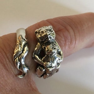 MOTHER and CHILD OTTER Ring Adjustable. Indicate size when ordering