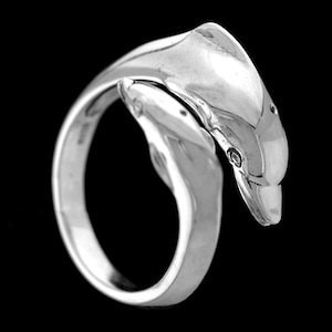 Mother and Child DOLPHIN RING, Sizes 6-9 including half sizes. dolphin ring, dolphin jewelry, adjustable ring, hawaiian ring, womens rings
