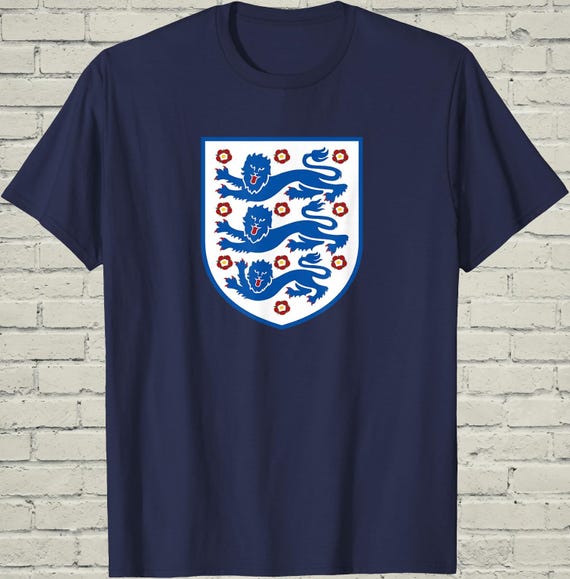 England Football Tee, Lions Top, Match Day Gift Him, British Soccer Shirt, UK Sports Fan Gear, World Tournament Merch