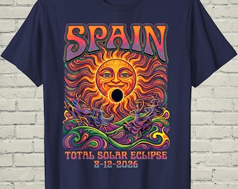Total Solar Eclipse Shirt, Totality Spain Cruise Outfit, August 2026 Trip Gift For Astronomer