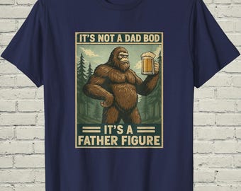 Father Figure Shirt, Distressed Dad Bod Tee, Birthday Gift For Husband, Sarcastic Mens Clothing, Funny Papa Present