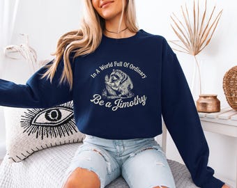 Jimothy Shirt Graphic Tee, Retro Cartoon Top - Bold Illustration, Casual Streetwear, Unisex Apparel