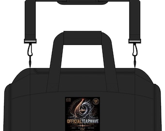 Borsa sportiva/borsone con logo ufficiale Tearwave, ideale per festival musicali.