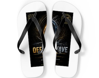 Off Wave Graphic Flip Flops | Surf Wave Beach Sandals