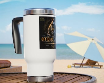 Taza de viaje oficial con el logo de Tearwave / Acero inoxidable, 414 ml (14 oz)