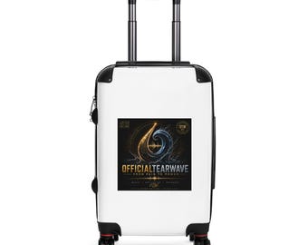 Official Tearwave Emblem Suitcase | Travel Luggage with Logo Sticker