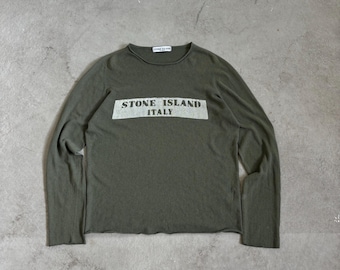Maglia a maniche lunghe vintage rara di Stone Island, taglia M / come nuova