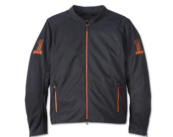 Men's Softshell Motorcycle Jacket, Lightweight Biker Riding Outerwear
