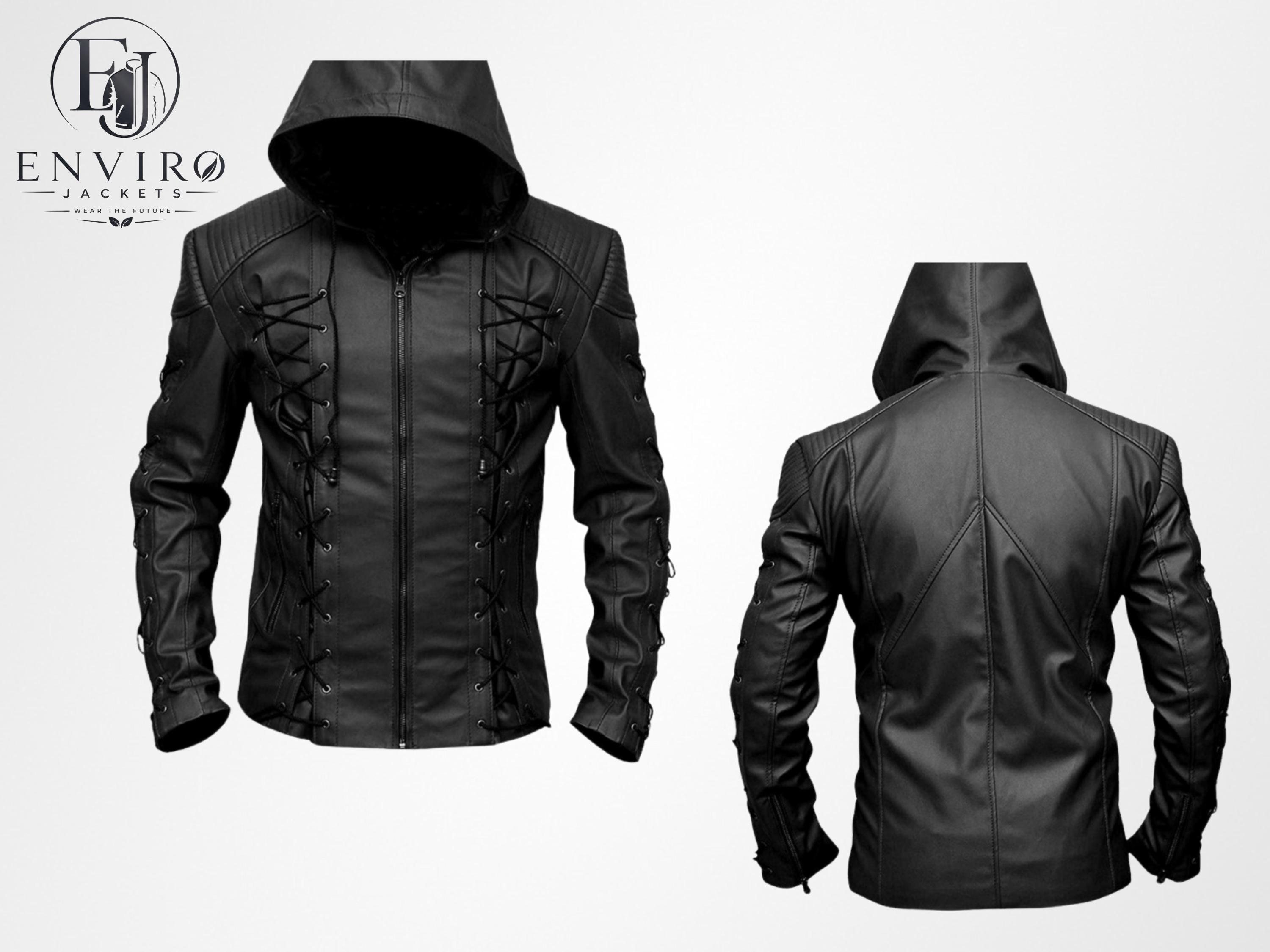 Arrow Leather Jacket - Etsy