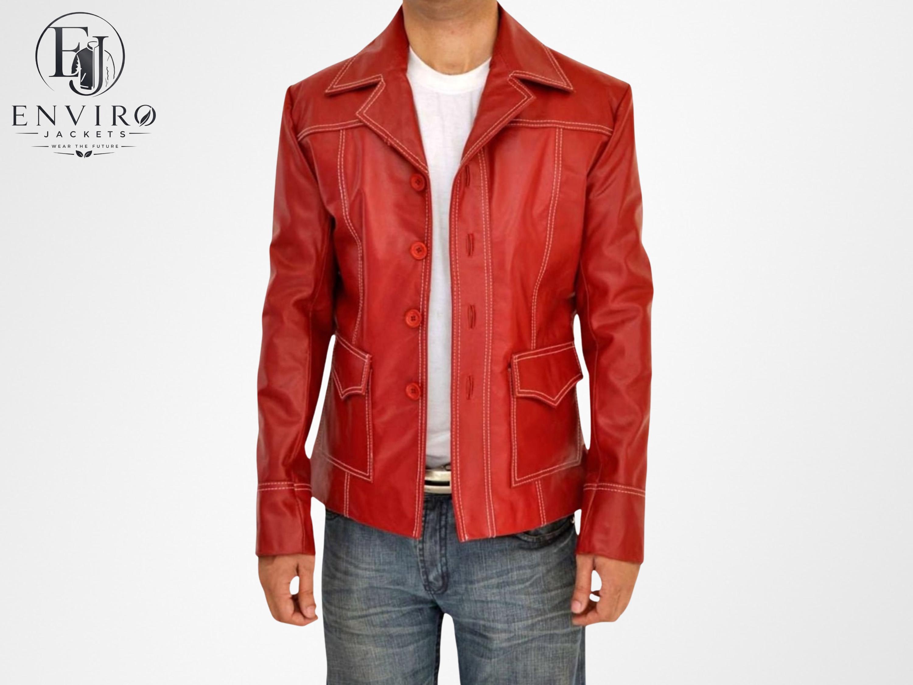 90s Leather Jacket - Etsy