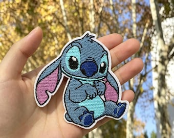 Disney “Lilo & Stitch” Embroidery Iron-On Patches, Cute Anime Embroidery Patches, Stitch Angel-Themed Couple Gifts, Perfect for Disney Fans.
