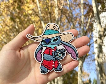 Disney Embroidery Patches | Stitch Fans | Stitch World | Cute Anime Iron-On Patches,Embroidered Patches for Clothing/Backpacks,Disney Gifts.