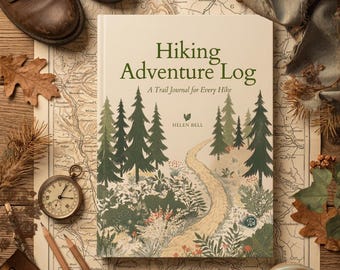 Hiking Adventure Log – Trail Journal for Hikers (PDF Download)