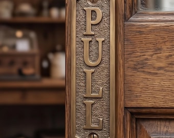 Custom Antique Brass Plaque – Personalized Name Plate, Recognition Award (Indoor/Outdoor)