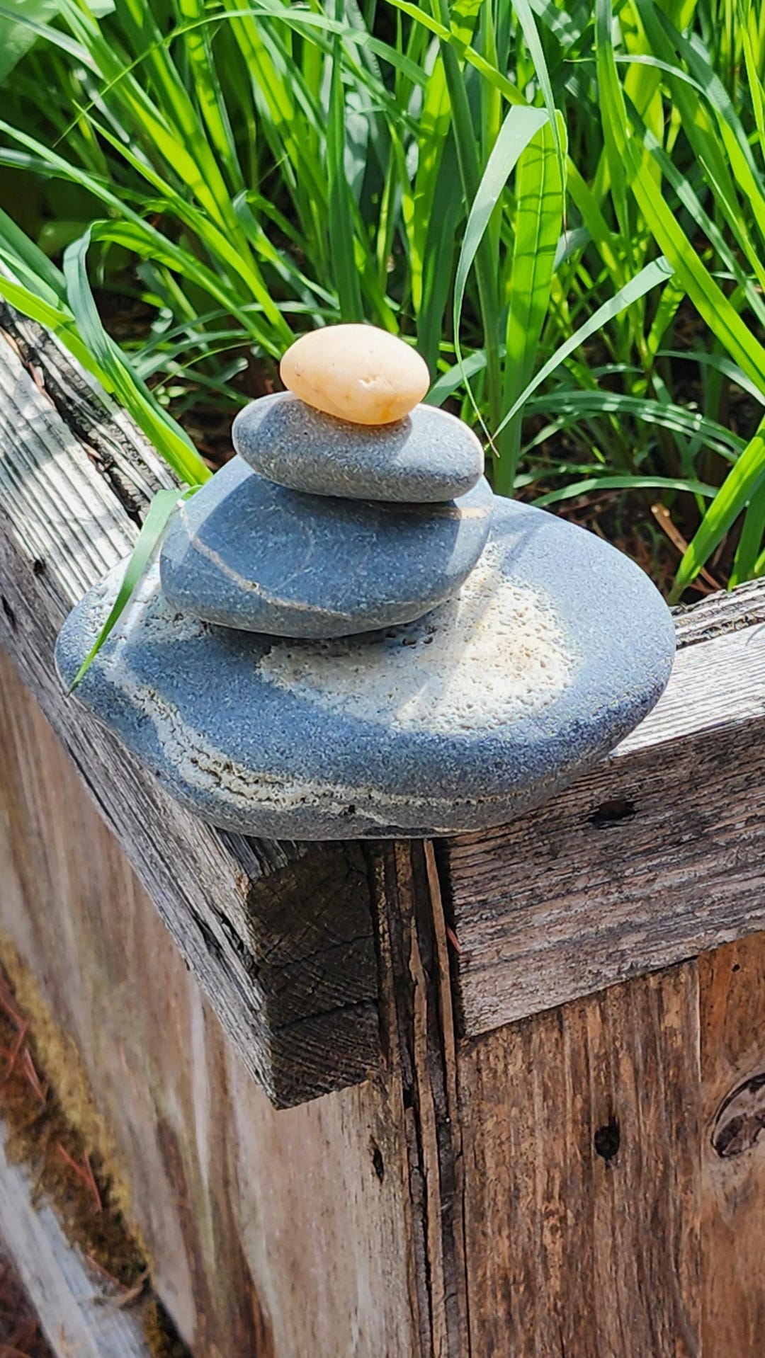Unique Serving Rocks Lovely Unique Beach Stone Stack 4 Natural Ocean Rocks Zen Garden ...