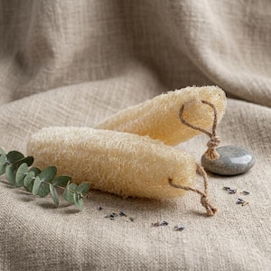 Natürlicher Luffa-Schwamm, umweltfreundlicher Badeschwamm, Bio-Körperpeeling-Schwamm