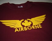 Pilot shirt for men Canadian Airborne military t shirts pilot wings Canada maple leaf tshirt