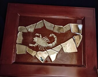 Colección de fragmentos del zodíaco Escorpio