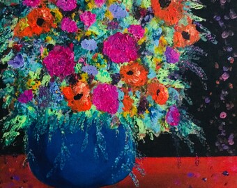 Impressionistic original acrylic painting