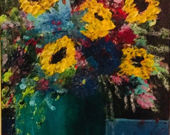 Impressionistic original acrylic painting