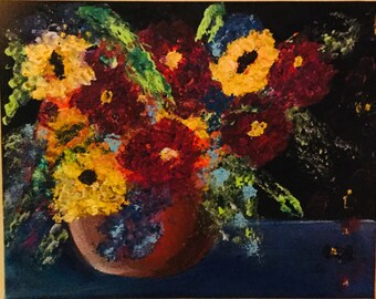 Impressionistic original acrylic painting