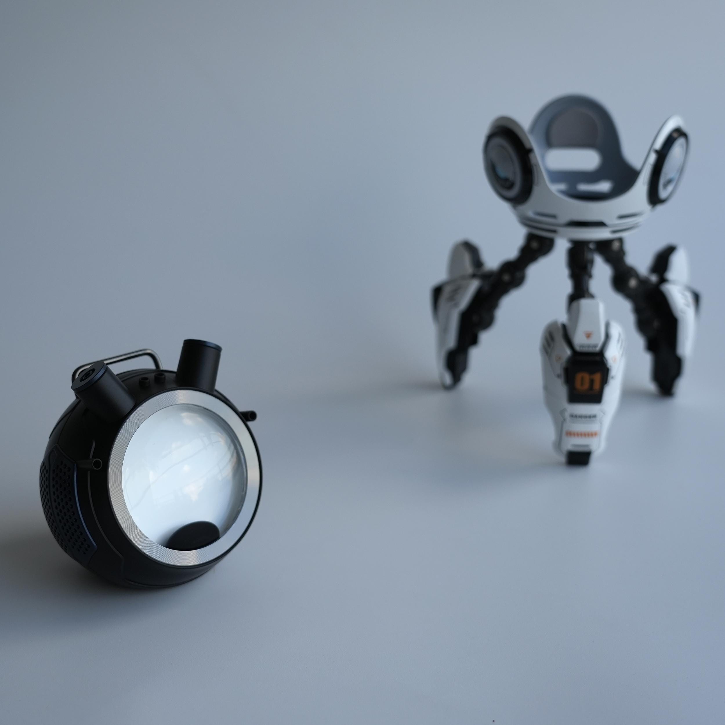 SPIROK ROBO With Stand - Magnetic Ferrofluid Art Toy – Sound
