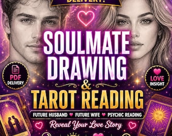 Dessin de l'âme soeur et lecture de tarot, lecture psychique à la même heure, dessine mon âme soeur, croquis de femme futur mari, lecture flammes jumelles
