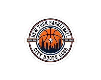City Hoops Club Varsity-sticker | New York Basketball, Collegiate Streetwear