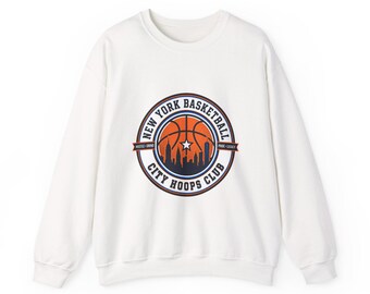 New York Basketball City Hoops Club sweater met ronde hals | universiteit, streetwear